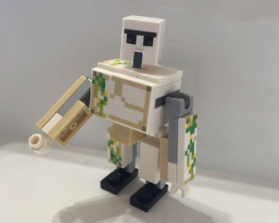 LEGO Minifigure-Iron Golem-Minecraft-IRONGOL-Creative Brick Builders
